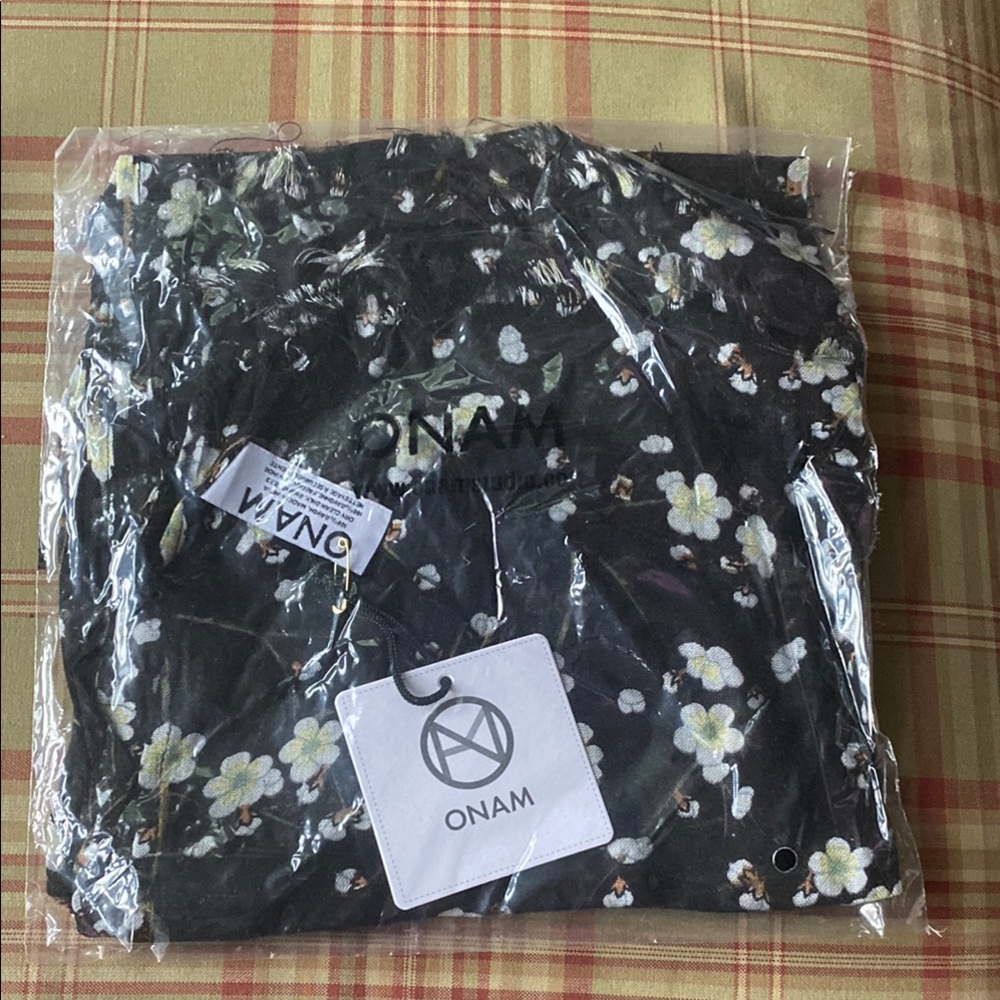 ONAM Black Floral Top